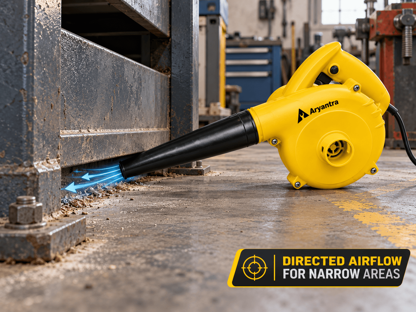 DIRECTED AIRFLOW FOR NARROW AREAS
