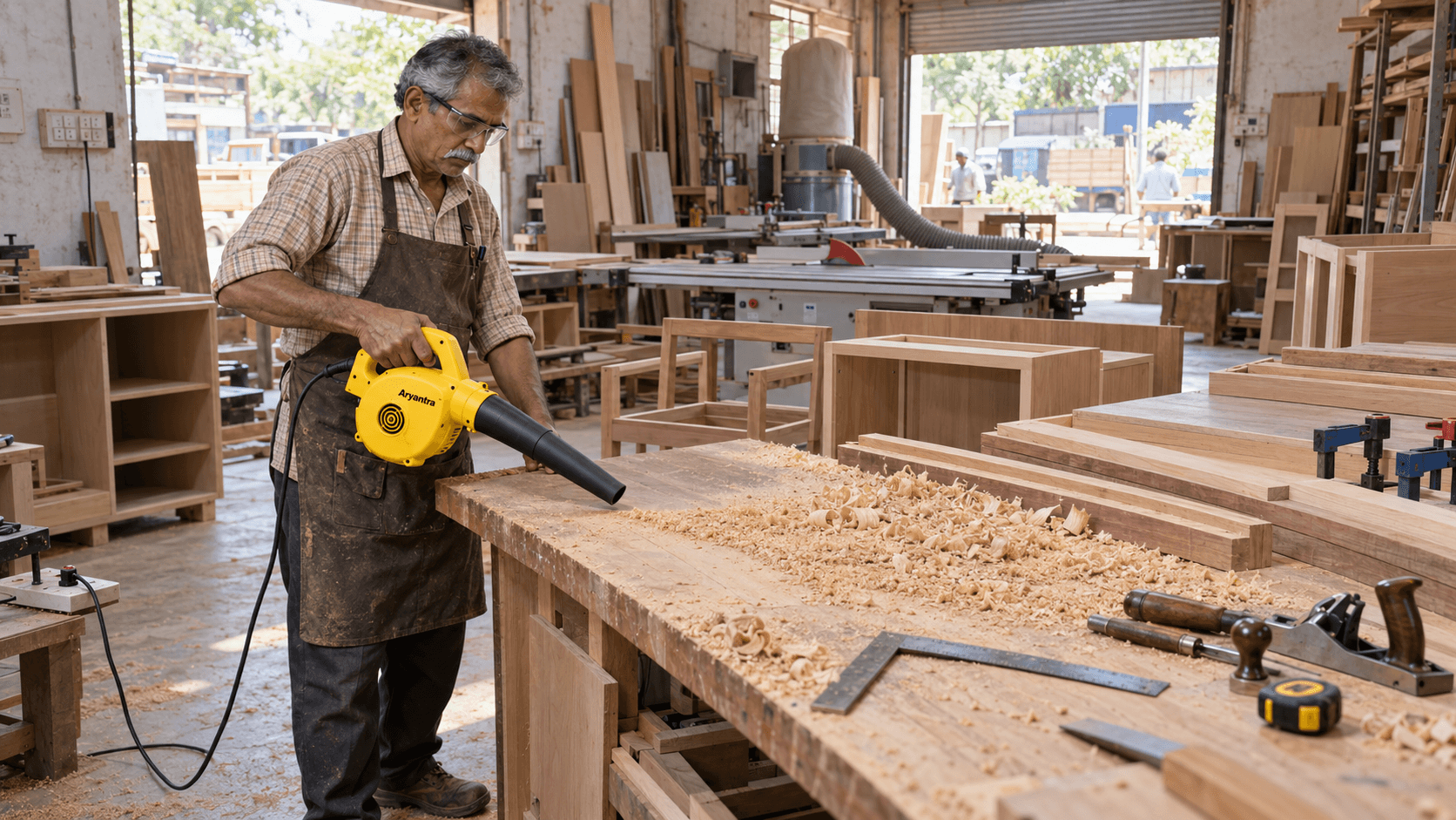 WOODWORKING & FURNITURE WORKSHOP CLEANING