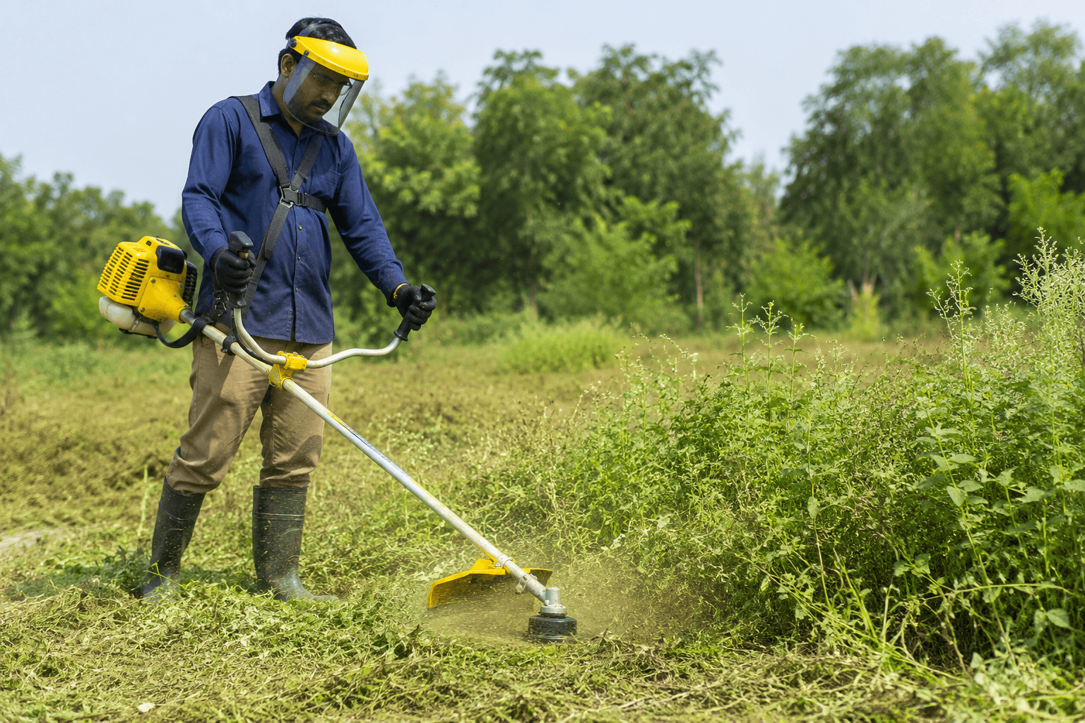 Efficient Grass & Weed Cutting