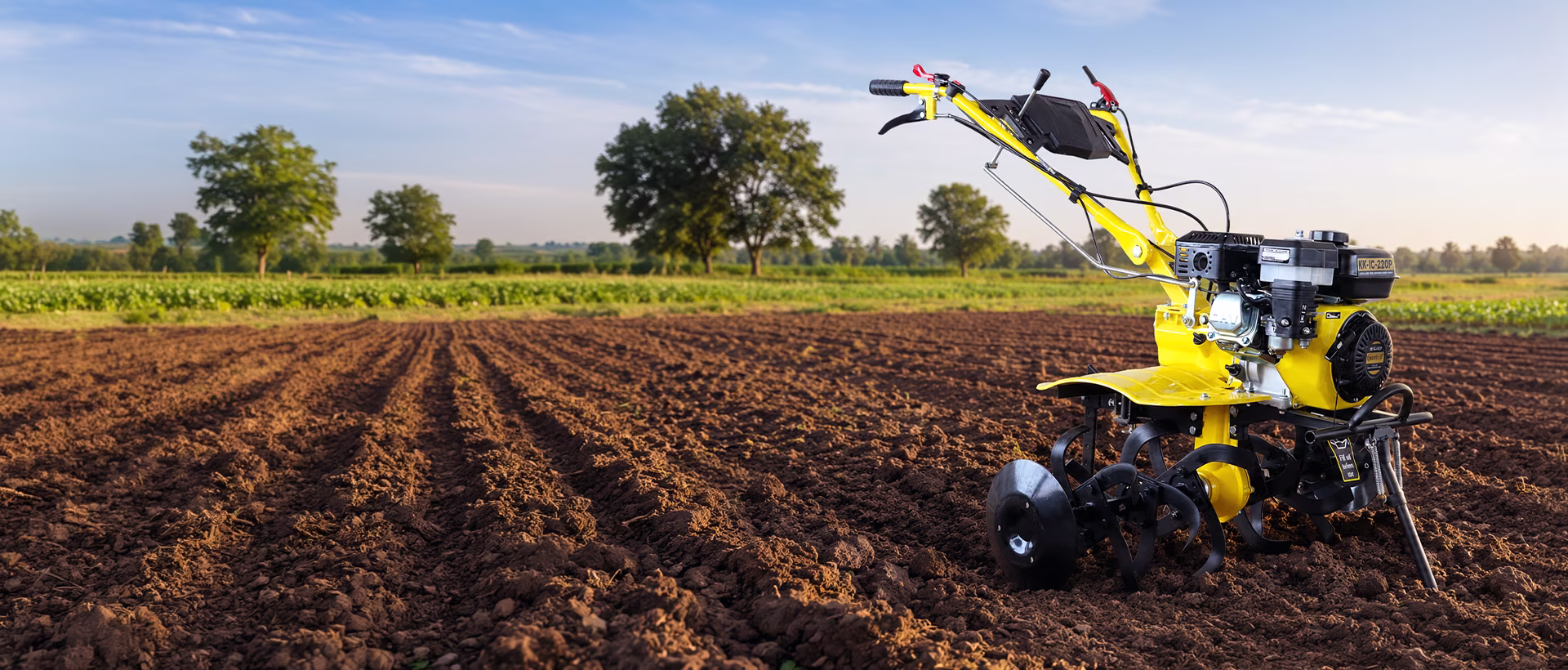 AGRI INTERCULTIVATOR/POWER-ROTARY-WEEDER,PETROL,RECOIL START[KK-IC-220P] background