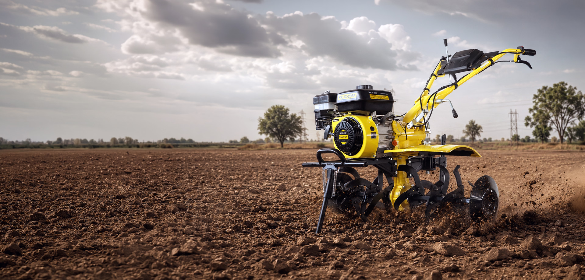AGRI INTERCULTIVATOR/POWER-ROTARY-WEEDER,PETROL,RECOIL START[KK-IC-208P] background