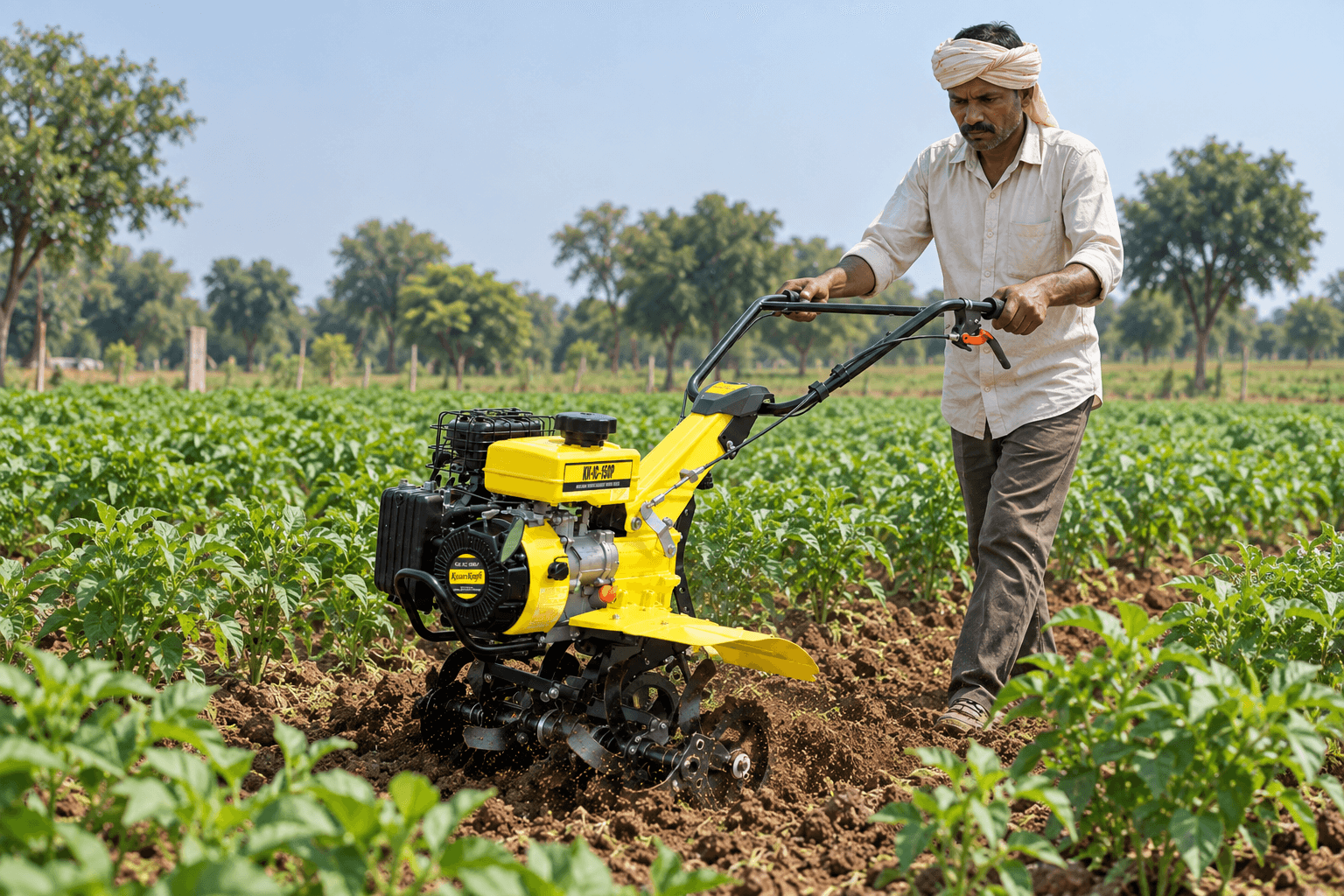 Weed Control Around Growing Crops