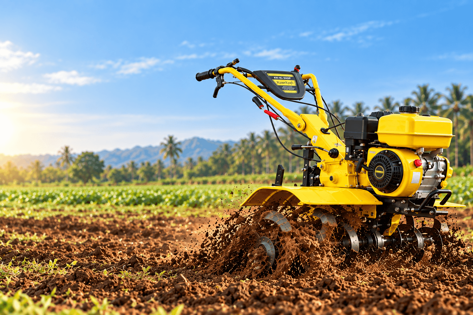 AGRI INTERCULTIVATOR/POWER-ROTARY-WEEDER PETROL,RECOIL START[KK-IC-240P] background