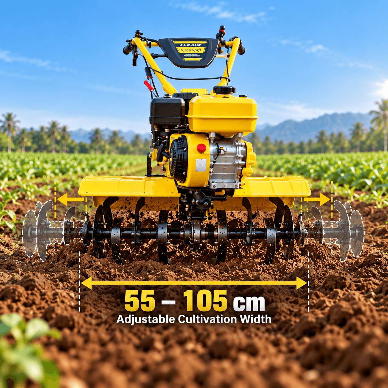 55–105 cm Adjustable Cultivation Width