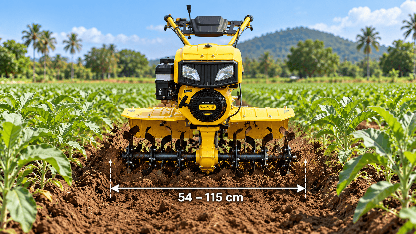 54–115 cm Adjustable Cultivation Width