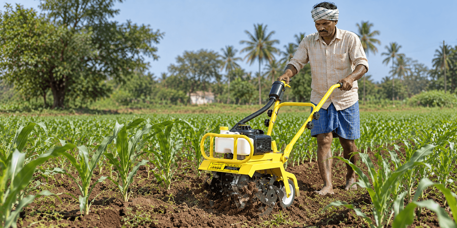 AGRI INTERCULTIVATOR/POWER-ROTARY-WEEDER,PETROL,RECOIL START[KK-IC-6320] background
