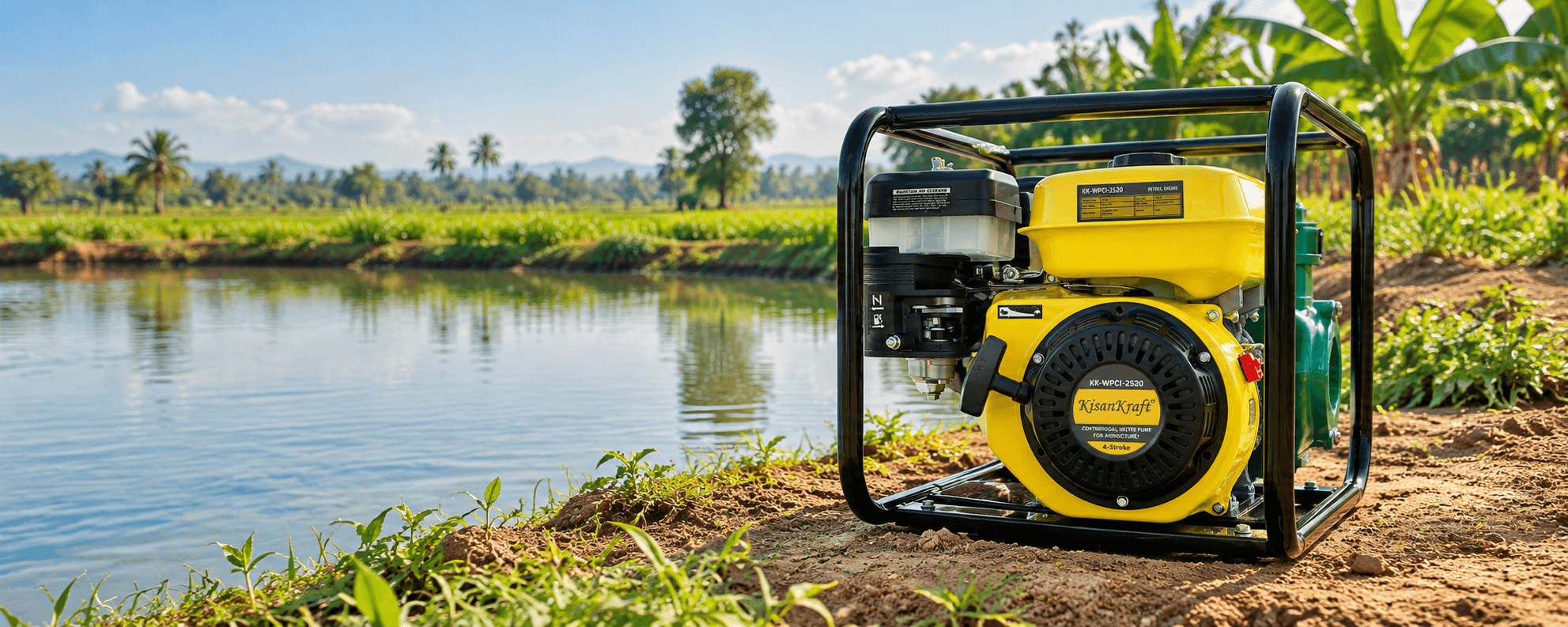 AGRI CENTRIFUGAL WATERPUMP,PETROL,CAST IRON[KK-WPCI-2520] background