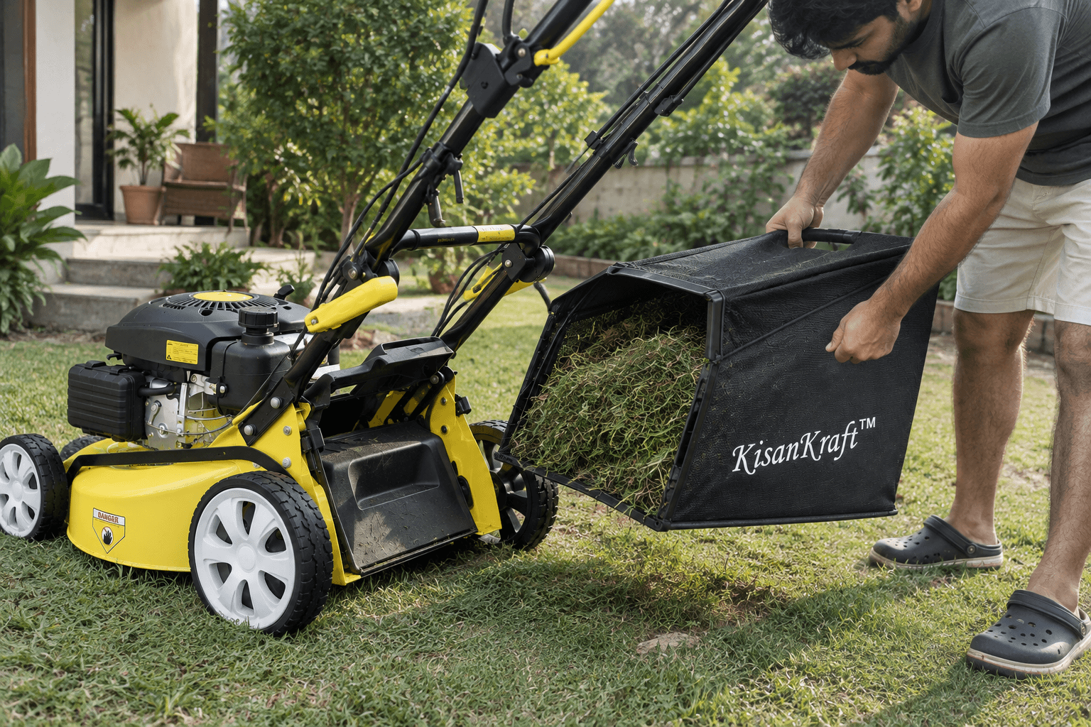 7-Stage Height Adjustment + Grass Catcher