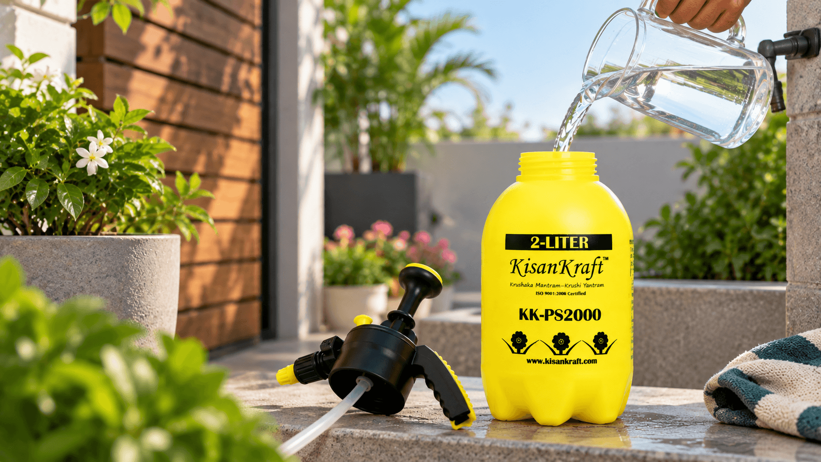 2 Litre Capacity for Convenient Spraying