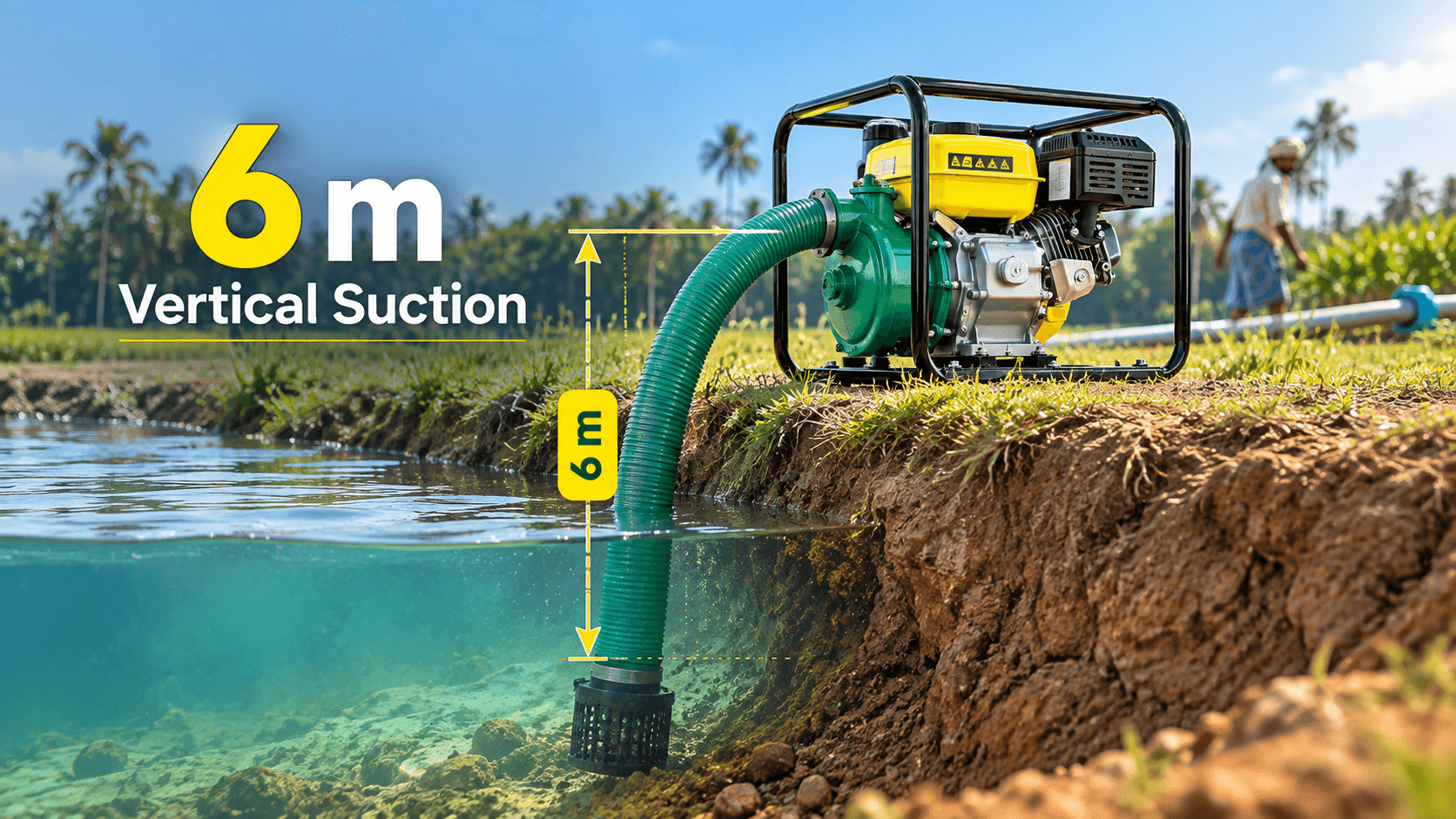 6m Vertical Suction