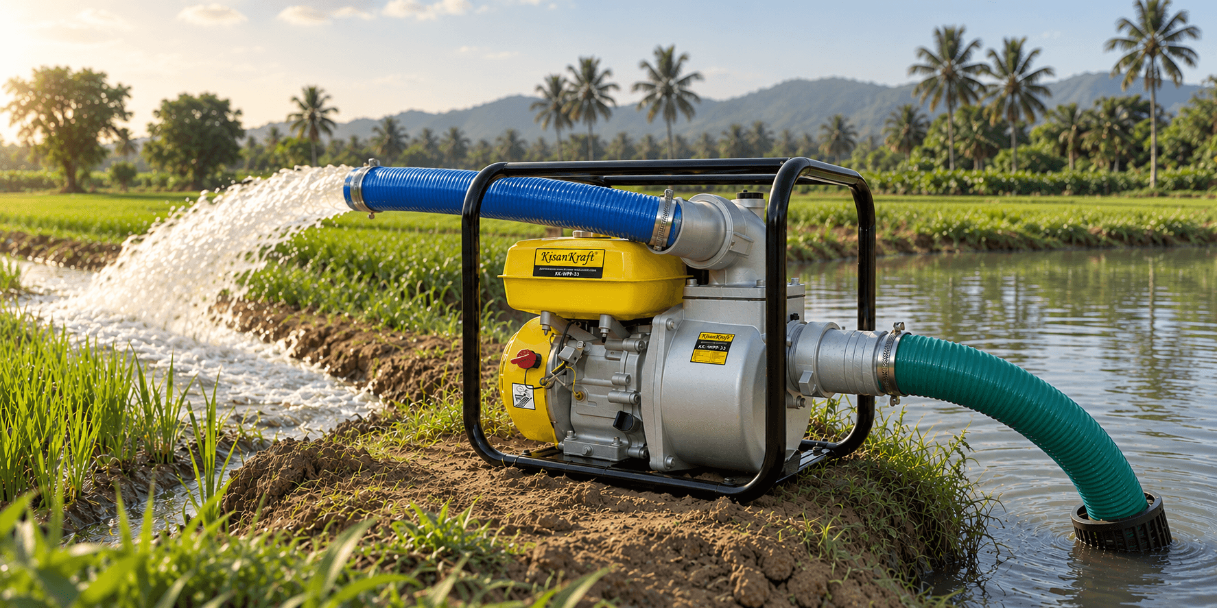AGRI CENTRIFUGAL WATERPUMP,PETROL[KK-WPP-33] background